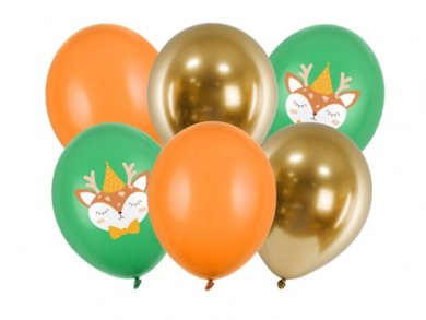 Deer Latex Balloons (6pcs)