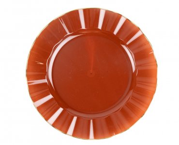 Elegance Ambre Reusable Large Plates (6pcs)