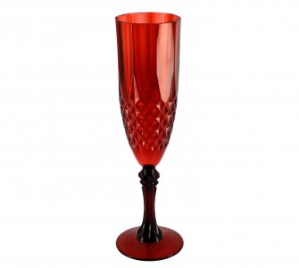 Elegance Ambre Reusable Flute Glass
