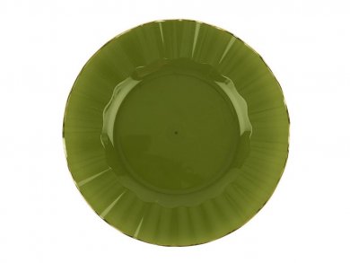 Elegance Green Reusable Small Plates (6pcs)