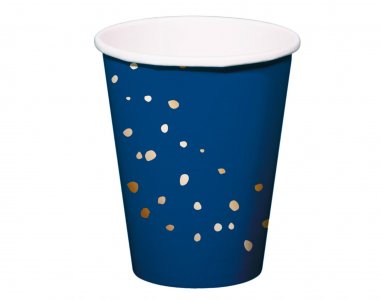 Elegant True Blue Ποτήρια Χάρτινα (8τμχ)