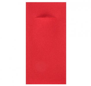 Eternity Χαρτοπετσέτες Κουβέρ σε Κόκκινο Χρώμα (12τμχ)