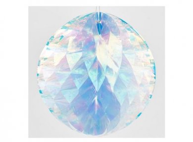 Diamante Extra Large Foil Fluffy Decoration in Iridescent Color (50cm)