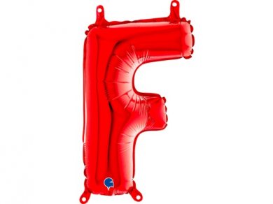 F Letter Balloon Red (35cm)