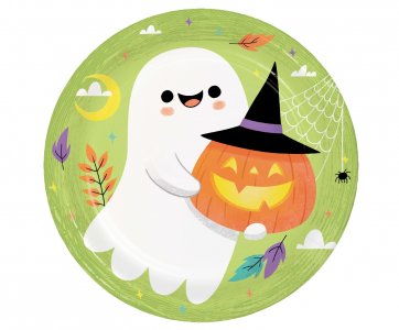 Faboolous Halloween Large Paper Plates (8pcs)