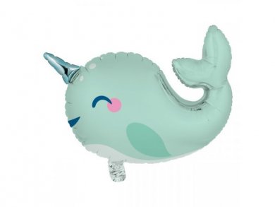 Narwhal Supershape Balloon (69,8cm x 48,2cm)