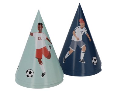 Fantastic Football Καπελάκια για Πάρτυ (6τμχ)