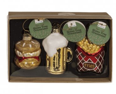 Fast Food Tree Decorations (3pcs)