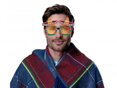 Fiesta Glasses with the Sombreros