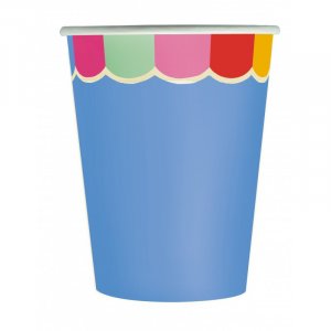 Fiesta Pattern Paper Cups (8pcs)