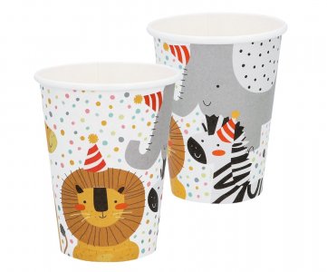 Fiesta Safari Paper Cups (8pcs)