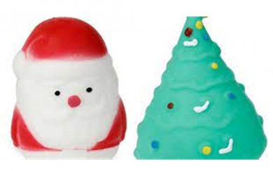 Squeezy Christmas Figures (2pcs)