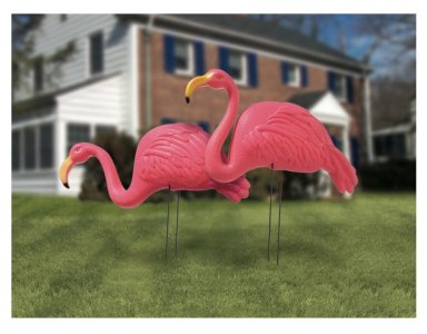 Flamingo Garden Stakes (2pcs)