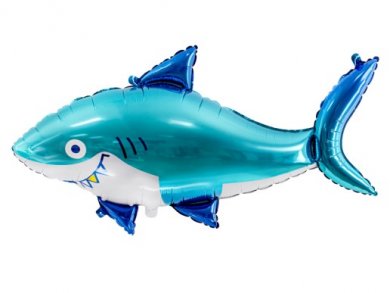 Shark Supershape foil balloon (92cm x 48cm)