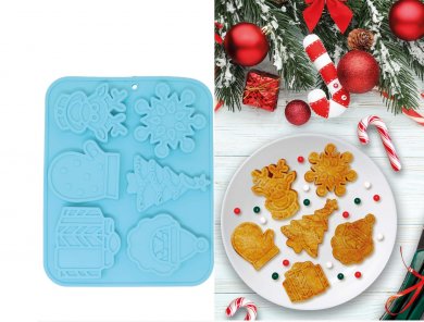 Silicone Mold for Christmas Cookies