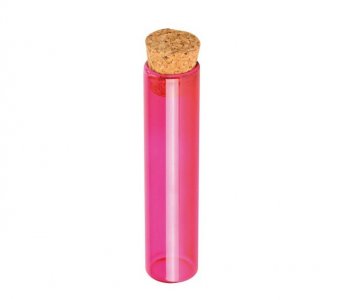 Fuchsia Glass Test Tubes (12pcs)