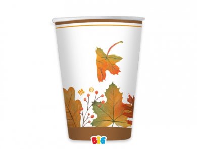Autumn Party Paper Cups (6pcs)