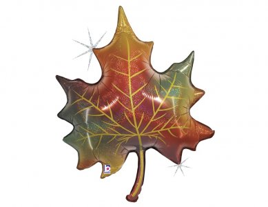 Autumn Leaf Super Shape Foil Balloon (62cm x 75cm)