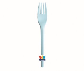 Γαλάζια Ecolor Compostable Πιρουνάκια (20τμχ)