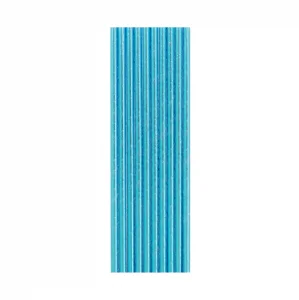 Blue Glossy Paper Straws (10pcs)