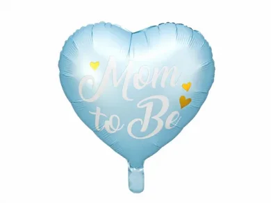Γαλάζια Καρδιά Mom to Be Foil Μπαλόνι (35εκ)