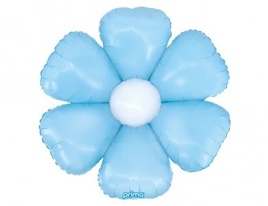 Pale Blue Daisy Super Shape Balloon (85cm)