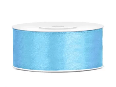 Γαλάζια Sky Blue Σατέν Κορδέλα (2,5εκ x 25μ)