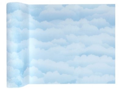 Γαλάζια Σύννεφα Runner για το Τραπέζι (30εκ x 5μ)