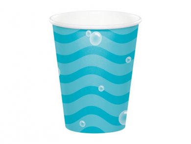 Blue Under the Sea Paper Cups (8pcs)