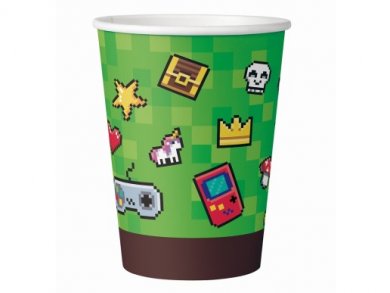 Game On Paper Cups (6pcs)