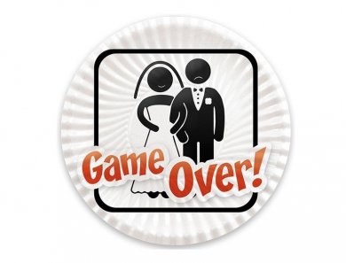 Game Over Small Paper Plates (8pcs)