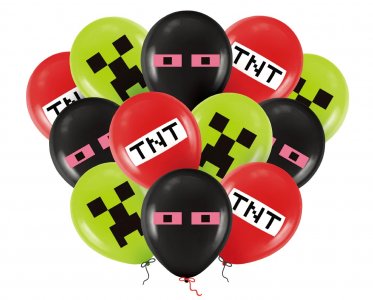Gaming TNT Latex Balloons (12pcs)