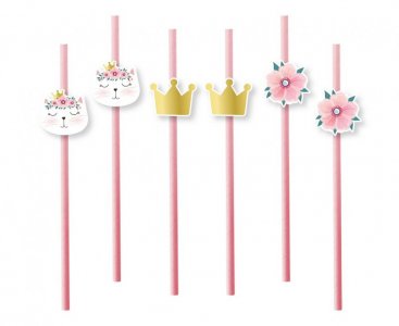 Little Cat Paper Straws (6pcs)