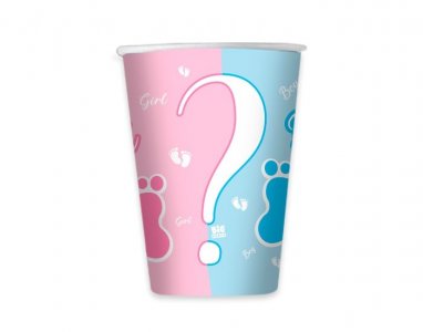 Girl or Boy Paper Cups (8pcs)