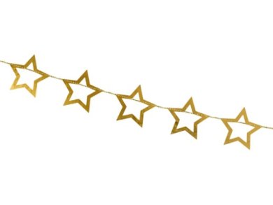 Garland with Gold Little Stars (3m)