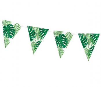 Tropical Leaves Flag Bunting (1,3m)