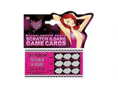Girls Night Out Scratch and Dare Game Cards (6pcs)