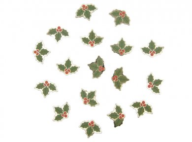 Mistletoe with Gold Foiled Details Table Confetti (10g)