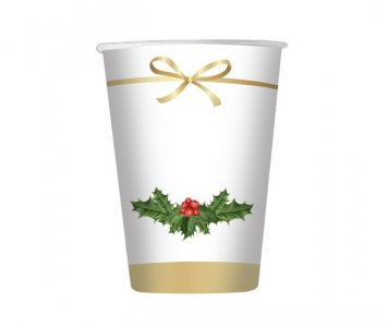 Mistletoe Paper Cups (8pcs)