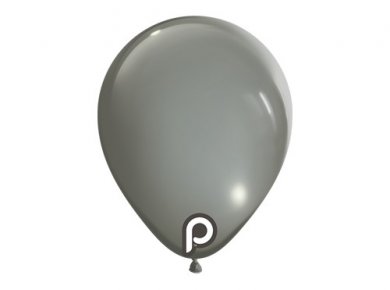 Grey Small Latex Balloons (10pcs)