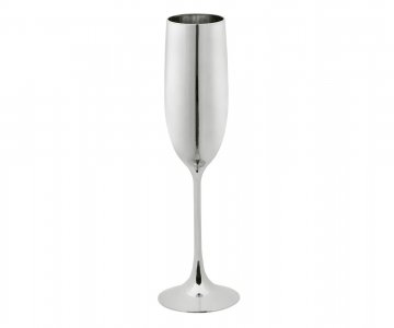 Glamour Silver Flute Glass