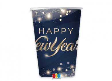 Glamour Happy New Year Paper Cups (6pcs)