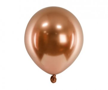 Glossy Copper Small Latex Balloons (10pcs)