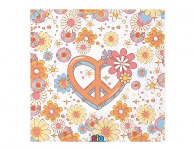 Groovy Luncheon Napkins (16pcs)
