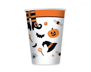 Halloween Big Party Paper Cups (8pcs)
