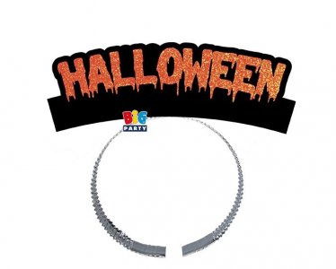 Halloween Headbands in Black and Orange Color (4pcs)