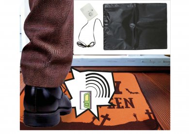 Happy Halloween Doormat with Sound (34cm x 25cm)