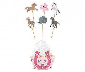 Happy Horses Cupcake Kit (6pcs)