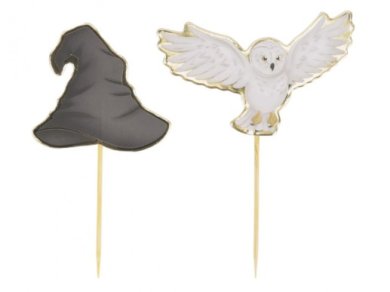 Harry Potter Decorative Picks with Gold Foiled Details (10pcs)