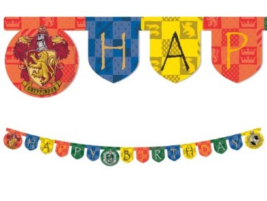 Harry Potter Hogwarts Γιρλάντα για Γενέθλια (2μ)